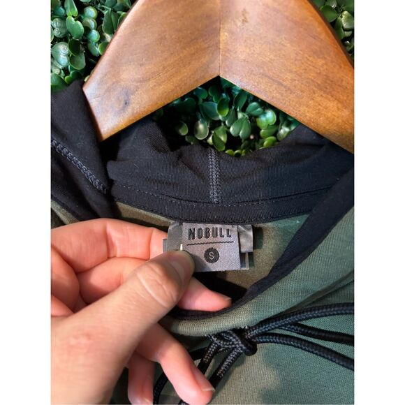 NoBull Green Hoodie NWT SZ Small Dark Green - Picture 3 of 5